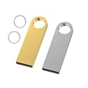 16GB USB Flash Drive 2 Pack, Wooolken Sleek Metal USB 2.0 Thumb Drive
