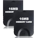 16MB(251 Blocks) Gamecube Memory Card for Gamecube &amp; Wii, 2xBlack