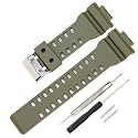 16mm G-Shock replacement watch bands for Casio G-Shock GLS-8900/GW-8900/GA-110/GA-100C/GA-120/GD-110/GLS-100