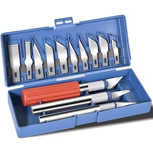 16pc art and craft precise detail art knife set for crafting diy precise and fine cutting hobby and more