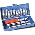 16pc Art and Craft Precise Detail Art Knife Set for Crafting, DIY, Precise and Fine Cutting, Hobby and more
