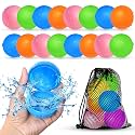 16Pcs Reusable Water Balloons for Kids, Pool Beach Water Toys for Boys and Girls, Summer Toy for Outdoor Games