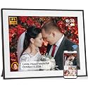 17" Digital Picture Frame Large-Digital-Photo-Frame - Touch Screen, Light Sensor, Full Function, Load Photo Video from Phone to 32GB Digital Frame Via App Email, Free Cloud, Birthday Gifts for Mom Dad