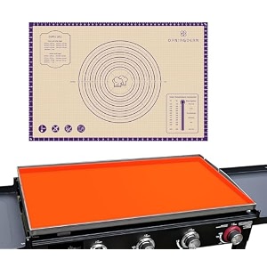 17 inch griddle silicone mat for blackstone - premium griddle cover heavy duty food-grade protection from debris pests dirt and rust - all-season reusable guard for your blackstone griddle buddy