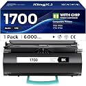 1700 1700N Black Toner Cartridge 1-Pack Compatible Replacement for Dell 1700 1700n 1710 1710n Printer 310-5400 310-5402 310-7039 310-7022 310-5399 310-7023 310-7025 310-5401 310-7038 310-7020 310-7040