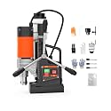 1750W Mag Drill Press, 2-Inch Boring Diameter, 2922Lbf Portable Magnetic Drill, 810 RPM with Precision Scale for Metal, Industrial Tools & Home Improvement