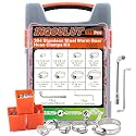 175Pcs Worm Gear Hose Clamps 304 Stainless Steel Assortment Kit 1/4"to 2"(6-51mm) Adjustable Hose Clamps, Small Heavy Duty Hose Clamps for Automotive/Garden/Water Pipe/Sprinkler Line/Fuel Line