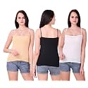 Set of 3 Spaghetti Camisole Vest Top