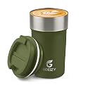 17oz Insulated Travel Coffee Mug, Stainless Steel Cup with Leakproof Lid