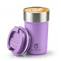 17oz Insulated Travel Coffee Mug, Stainless Steel Cup with Leakproof Lid