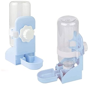 2pcs 17oz water bottle for small animals rabbit water feeder bowl bunny dispenser hanging automatic guinea pig bottle for cage