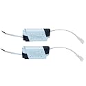 18~24W LED Driver, Constant Current 300mA AC 85~265V Output 54~100V SM Male Connector External Power Supply Rectifier Transformer for LED Ceiling Lamp