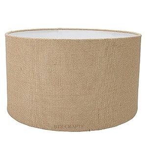 1834 inches big drum lamp shade for big floor stands cotton fabric jute