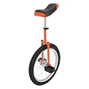 18" Outdoor Wheel Unicycle, One Wheel Bike Adjustable Seat Exercise Outdoor Sports Exercise Training Balance Bike for for Beginners and Professionals Daily Fitness Exercises
