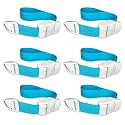 Otica 18-Inch Elastic Tourniquet Band with Buckle – Medical Emergency, Doctor & Nurse First Aid Strap Belt, Blue Color Pack of 6