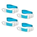 Otica 18-Inch Elastic Tourniquet Band with Buckle – Medical Emergency, Doctor & Nurse First Aid Strap Belt, Blue Color Pack of 4