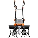 18-Inch Electric Garden Tiller & Cultivator, 15-Amp Corded Rototiller