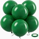 18 Inch Emerald Green Large Balloons - 35Pcs Thick Hunter Green Balloons Big Round Dark Green Latex Party Balloons for Birthday Anniversary Baby Shower Gender Reveal Themed Party Decorations