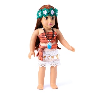 18-inch girl doll clothes princess dress costume fits 18 dolls pocahontas