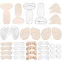 18 Pairs Shoe Filler High Heel Cushion Pads Adjustable Toe Filler Inserts Front Insoles Heel Grips Liner Insert for Preventing Too Big Shoe from Heel Slipping Blisters Relieve Pain
