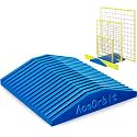 18 Slot Storage Rack for Quilting Rulers, Blue Ruler Holder Organizer