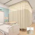 180"W X 84"L /15 X 7FT Hospital Curtains with Grommet Top