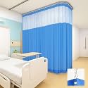 180"W X 84"L /15 X 7FT Hospital Curtains with Grommet Top