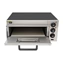 1800W Electric Pizza Oven Indoor Countertop Commercial Pizza Oven,With Pizza Stone And Timer,Heat Dissipation Holes And Anti-Scald Handle for Restaurant Home,Bakeries