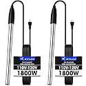 1800W Immersion Water Heater for Hot Tubs, Tanks, Ponds & Pool, 2 Packs