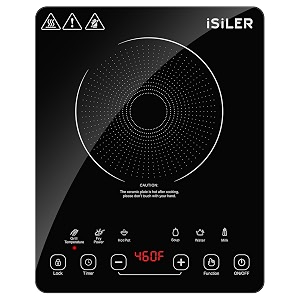 1800W Portable Induction Cooktop 8 Inch Heating
