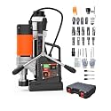 1850W 2" Boring Variable Speed Magnetic Drill Press - 2922Lbf Mag Drill