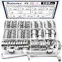 185Pcs 304 Stainless Steel Hose Clamps Assortment Kit