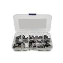 80PCS Car Woodruff Key Assortment Kit, 8 Sizes Carbon Steel Vehicle Half Moon Woodruff Semicircle Key, Shaft Crank Keys Parallel Fasteners for Flywheel Applications, Universal Fit
