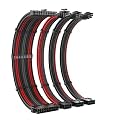 18AWG ATX 24Pin PCI-E 6+2Pin CPU 4+4Pin 350mm PSU Extension Cable Kit(B-r-g)