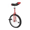 18inch Unicycle, Outdoor Adjustable Seat Height Sports Unicycle, Portable Thickened Steel Frame Balance Unicycle, W/Saddle &amp; 2 Pedals, for Outdoor Sports Fitness Exercise