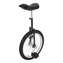 18inch Unicycle, Outdoor Adjustable Seat Height Sports Unicycle, Portable Thickened Steel Frame Balance Unicycle, W/Saddle &amp; 2 Pedals, for Outdoor Sports Fitness Exercise
