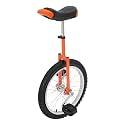 18inch Unicycle, Outdoor Adjustable Seat Height Sports Unicycle, Portable Thickened Steel Frame Balance Unicycle, W/Saddle &amp; 2 Pedals, for Outdoor Sports Fitness Exercise