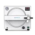 18L Autoclave Sterilizer – Tabletop Class N High Pressure Steam Sterilizer Autoclave Machine with Digital Control, Fast Cycle & Secure Door Lock – for Tattoo, Dental, Beauty Salon & Lab