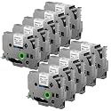 18mm 0.7 Inch Laminated White Tape Replace for Brother Label Maker Tape