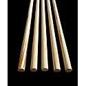 18mm 4 feet Wood Stick Wooden Dowel Rod Premiume Quality for Wall Hanging Macrame Plant Hanger Sticks for Crafting & DIY Projects (18mm 4 feet)
