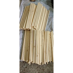 18mm 4 feet wooden stick wooden dowel rod smooth finish round wood stick premiume quality for wall hanging macram plant hanger tapestries home dcor art amp craft diy projects