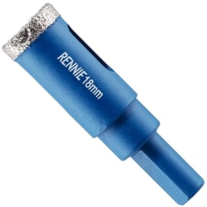 18mm diamond hole saw drill bit with tri shank for porcelain tiles ceramic slate stone granite marble glass diamond core holesawhole cutter