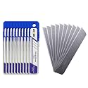 18mm Utility Knife Replacement Blades,60 Degree Snap Off SK4 Steel Blades for Retractable Cutting Knives, Hobby, Craft Knife, Box Cutter 100PCS