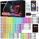 18PCS Motorcycle Underglow Kit with APP/Remote Control,Pixelglow Effect