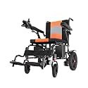 19“ Wide Seat Foldable Power Wheelchairs for Adults, 330LBCapacity (Orange)