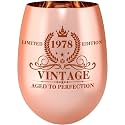 1978 48th Birthday Wine Glass Gifts for Women Her Wife Mom Sister Bestie