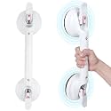 19inch Suction Shower Grab Bar, Portable Shower Handle Bar Suction Grip Bar Bathtub Handle with Strong Hold Suction Cup Fitting and Rapid Release for Bathroom(Max Capacity :300lb