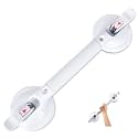 19inch Upgrade Suction Shower Grab Bar, Portable Shower Handle Bar Suction Grip Bar Bathtub Handle with Strong Hold Suction Cup Fitting and Rapid Release for Bathroom(Max Capacity :300lb