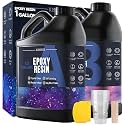 1Gallon Epoxy Resin Kit,Clear Resin No Yellowing No Bubble for Molds&Craft