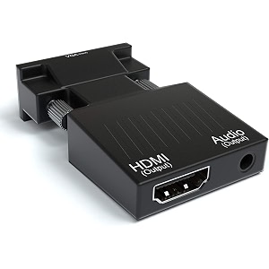 1goal vga to hdmi adapter converter with audio pc vga source output to tvmonitor with hdmi connector for computer laptop projector